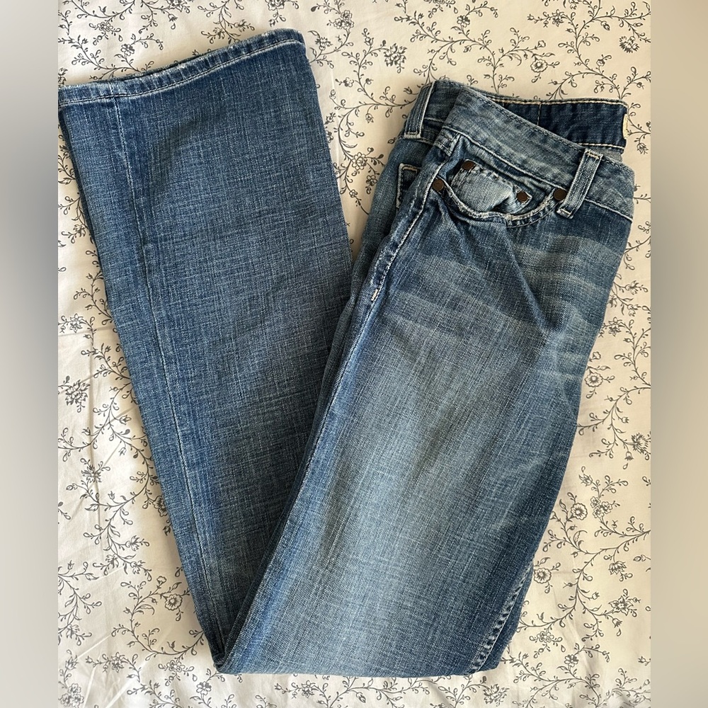 BKE Hannah Boot Mid-Blue Denim Jeans